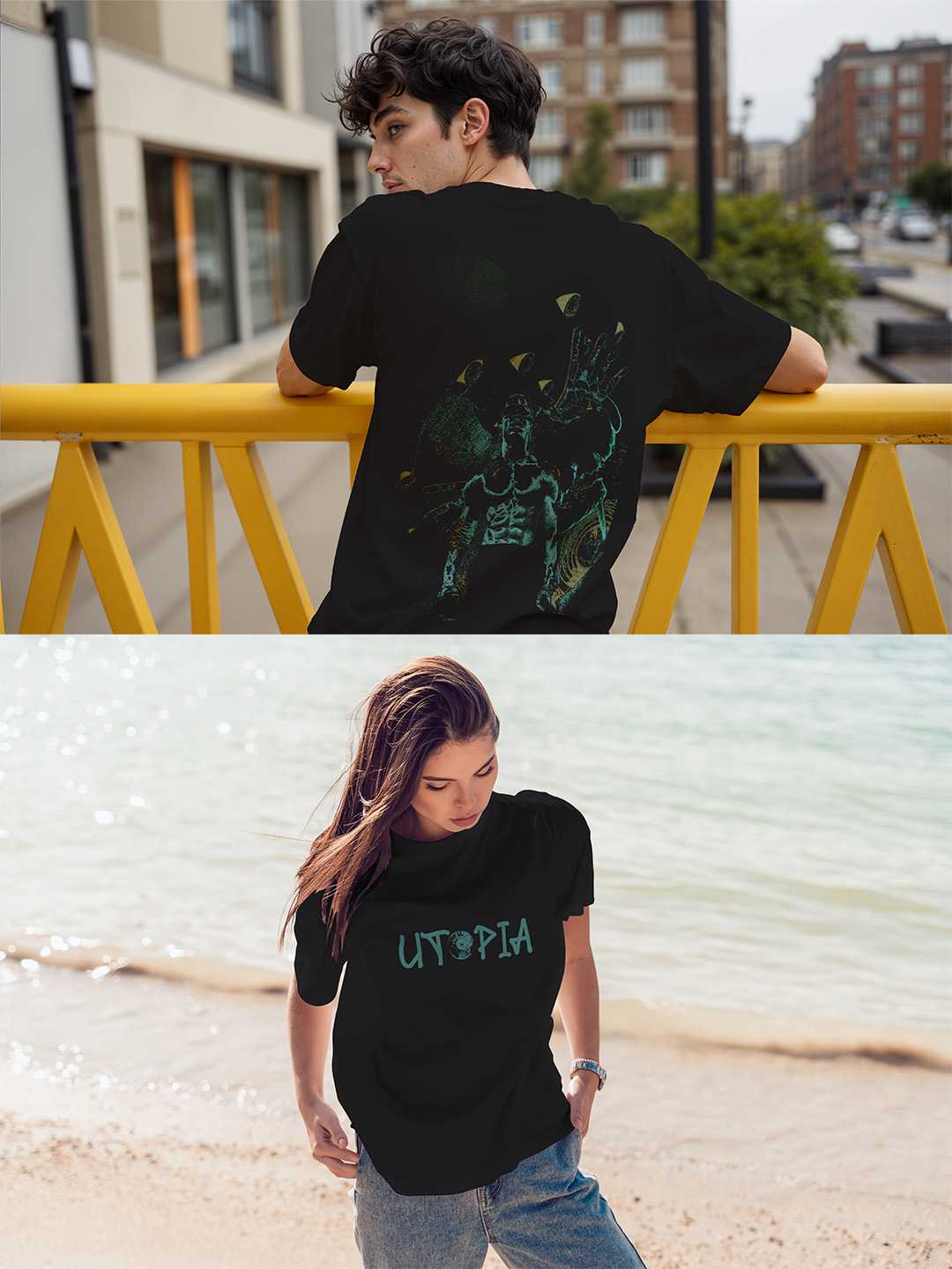 Utopia - Travis Scott Oversized Unisex Tees