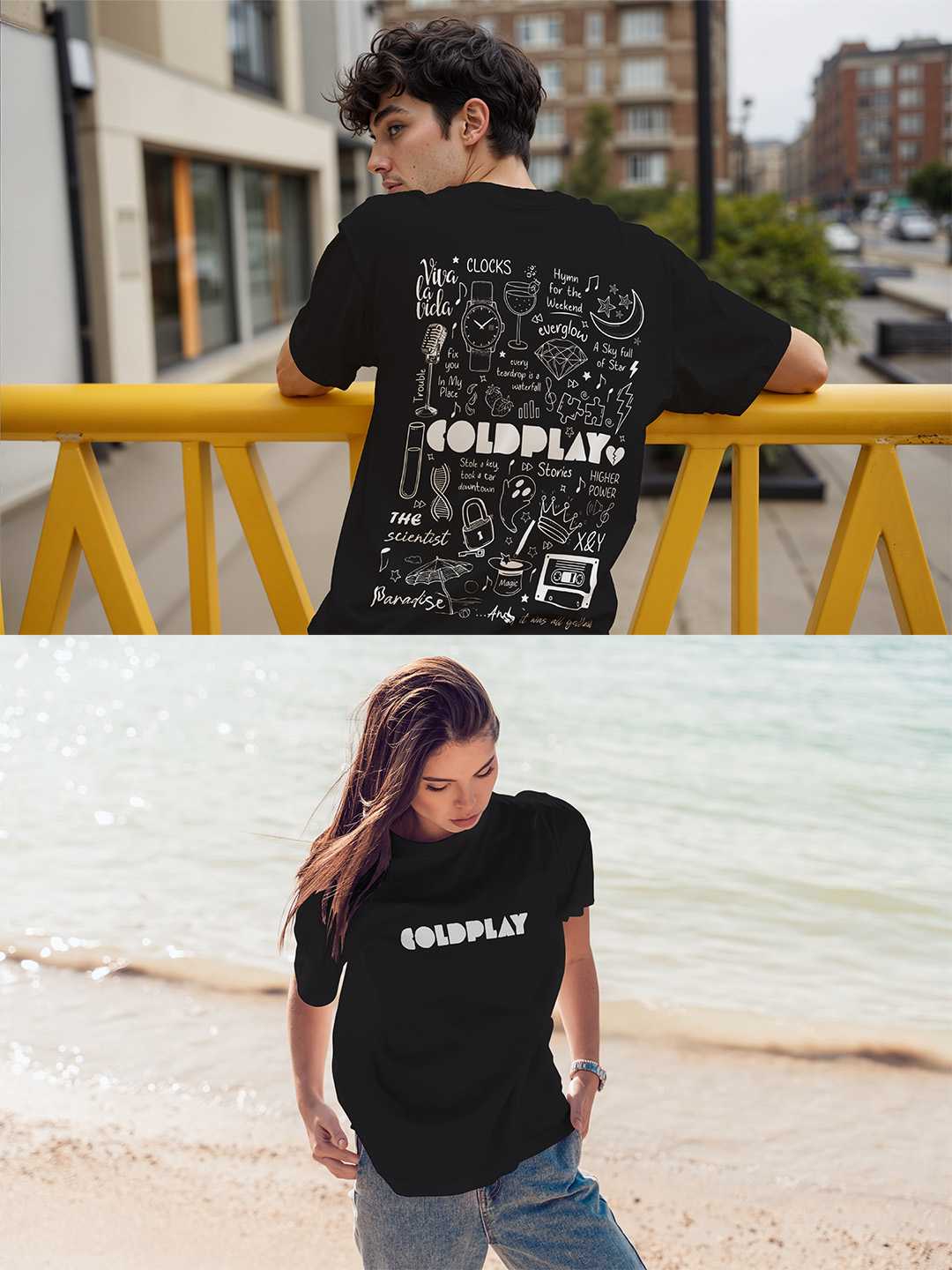 Coldplay Oversized Unisex Tee