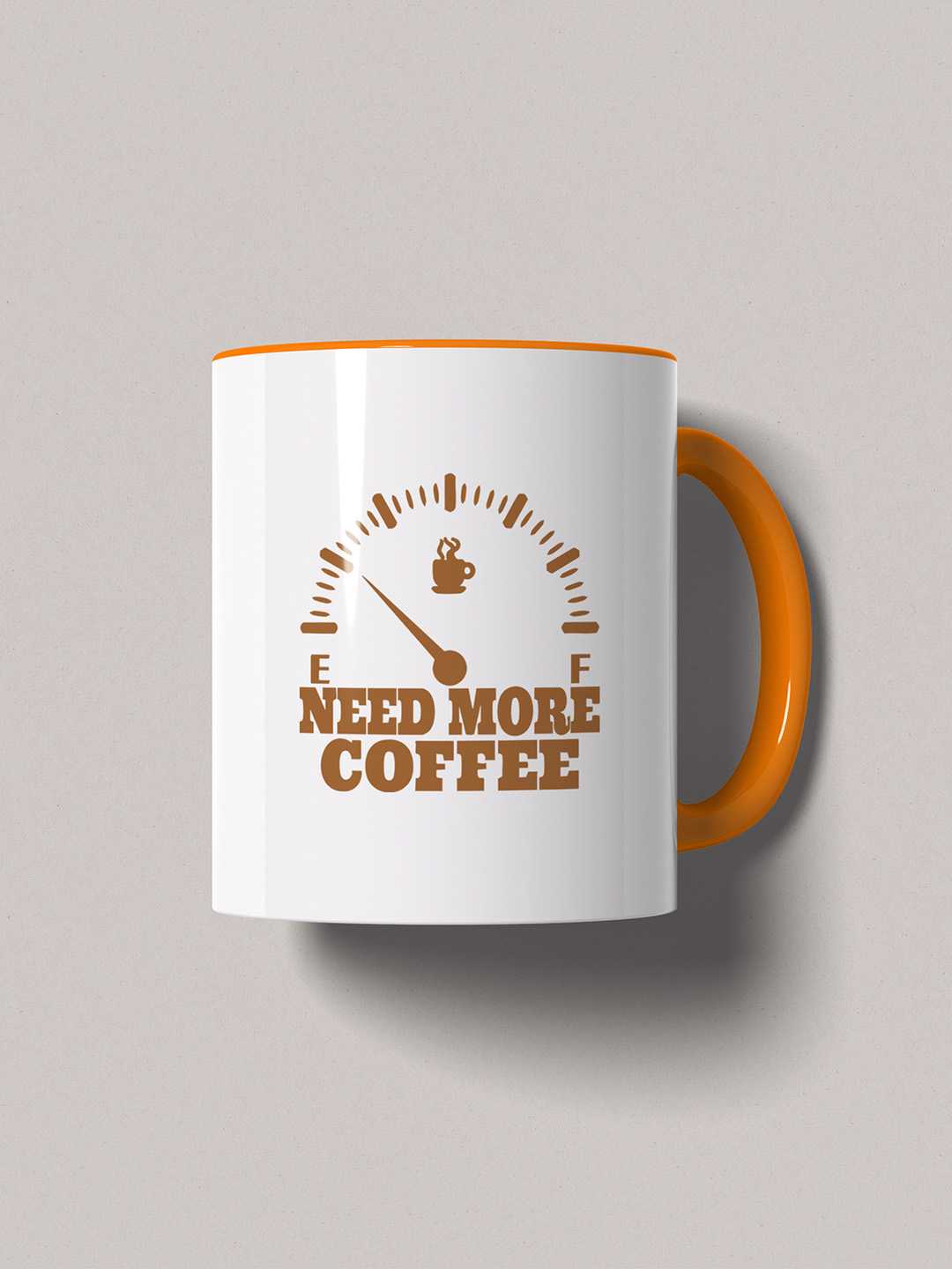 NEED MORE COFFEE Graphic Printed Ceramic Mug