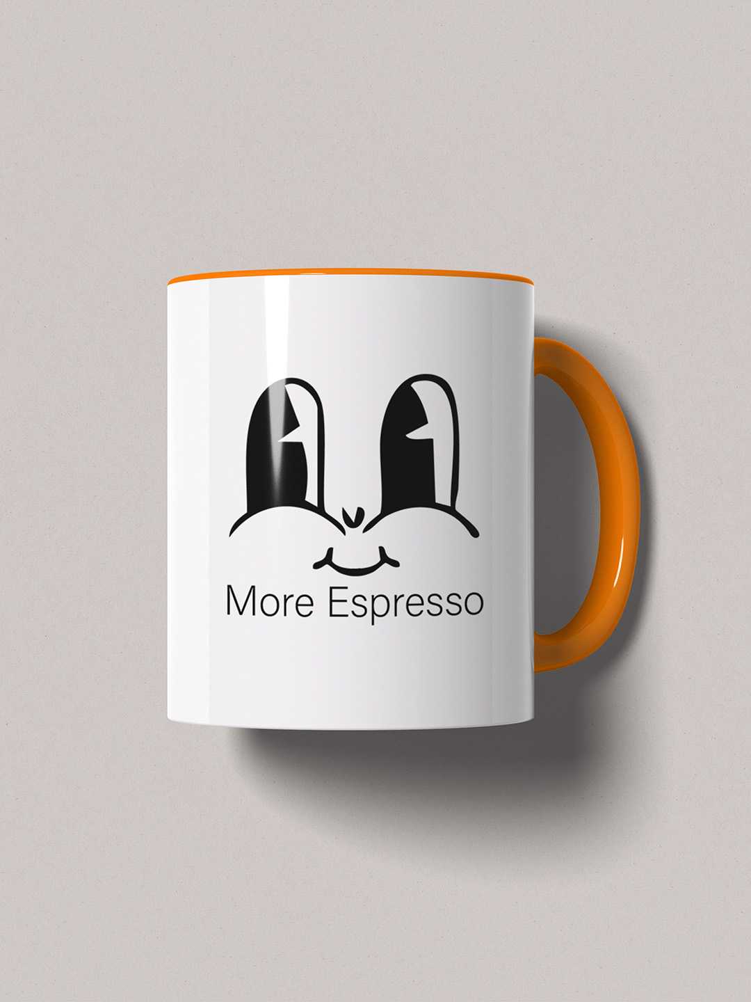 MORE ESPRESSO Graphic Printed Ceramic Mug
