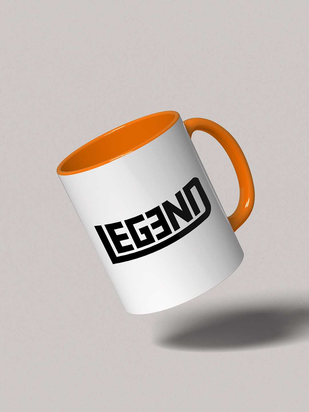 LEGEND Graphic Printed Ceramic Mug