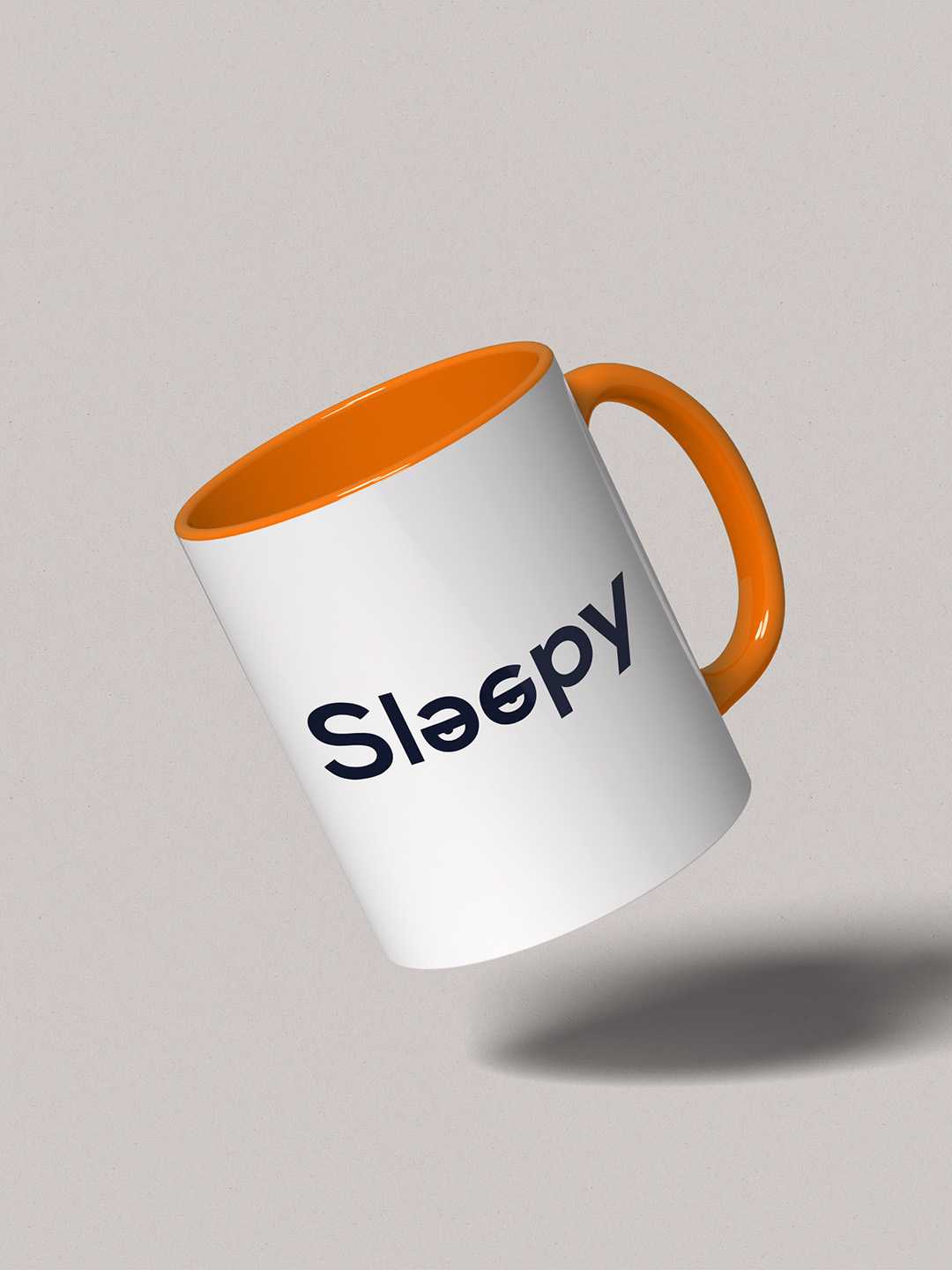 SLEEPY Graphic Printed Ceramic Mug