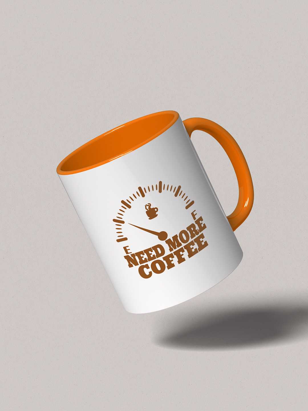 NEED MORE COFFEE Graphic Printed Ceramic Mug