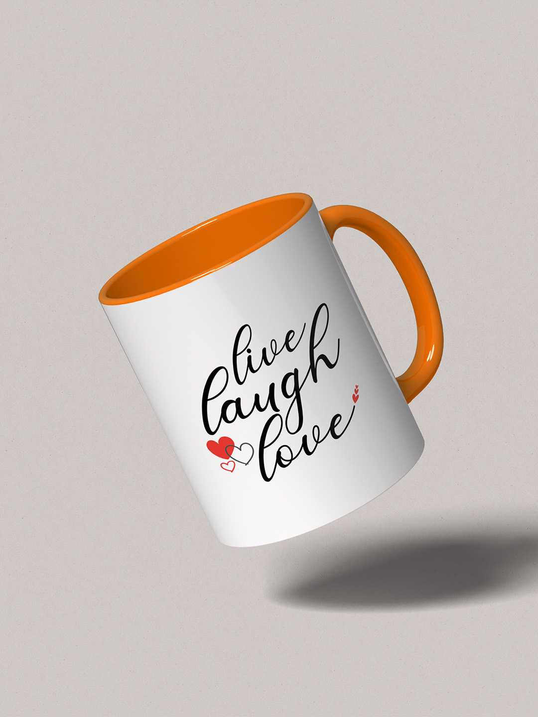 LIVE LAUGH LOVE Graphic Printed Ceramic Mug