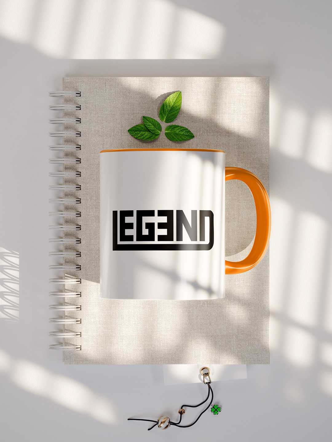 LEGEND Graphic Printed Ceramic Mug