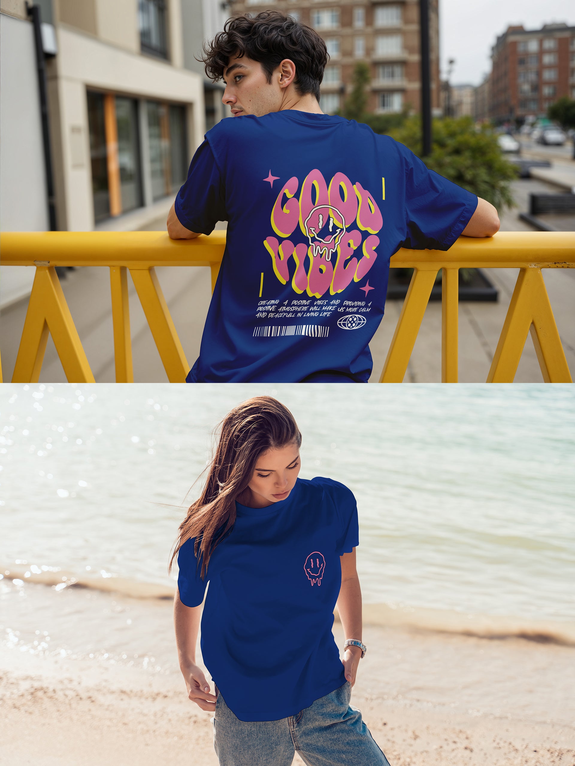 Good Vibes Oversized Tee