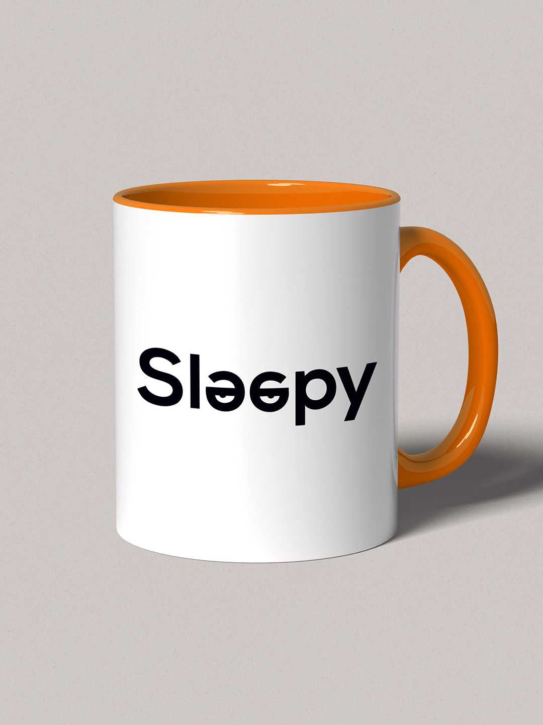 SLEEPY Graphic Printed Ceramic Mug