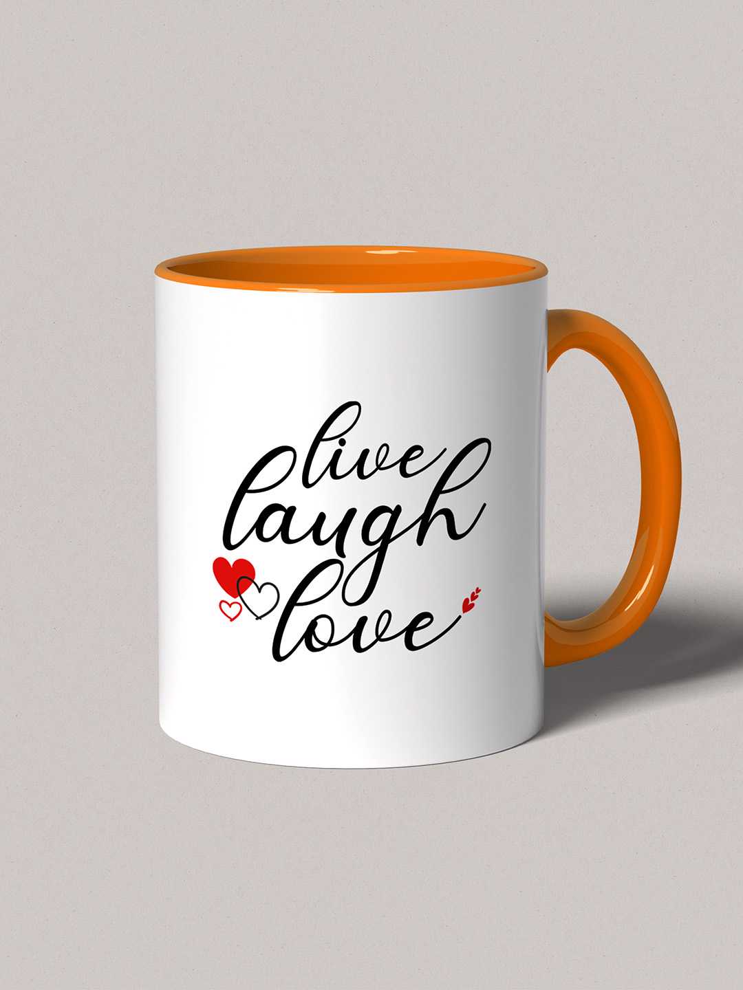 LIVE LAUGH LOVE Graphic Printed Ceramic Mug