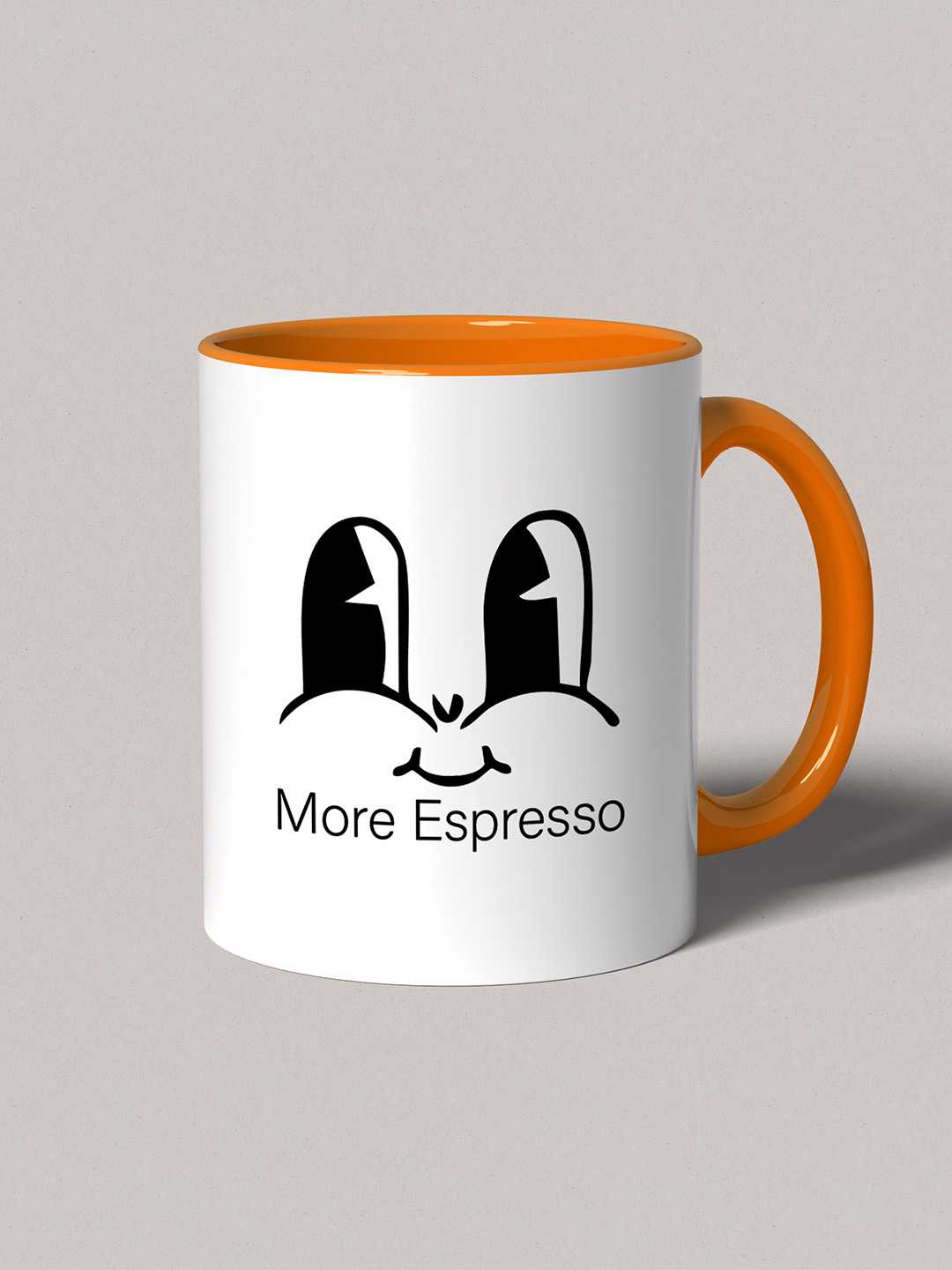 MORE ESPRESSO Graphic Printed Ceramic Mug