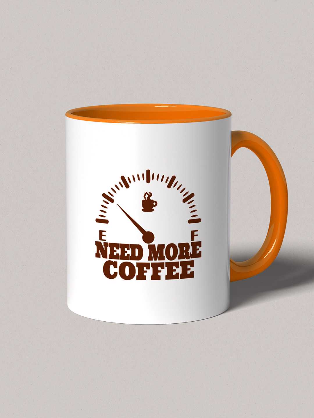 NEED MORE COFFEE Graphic Printed Ceramic Mug