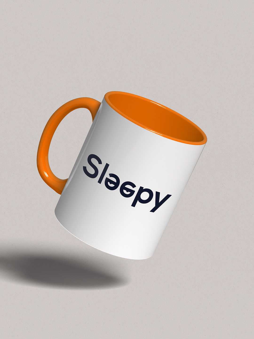SLEEPY Graphic Printed Ceramic Mug