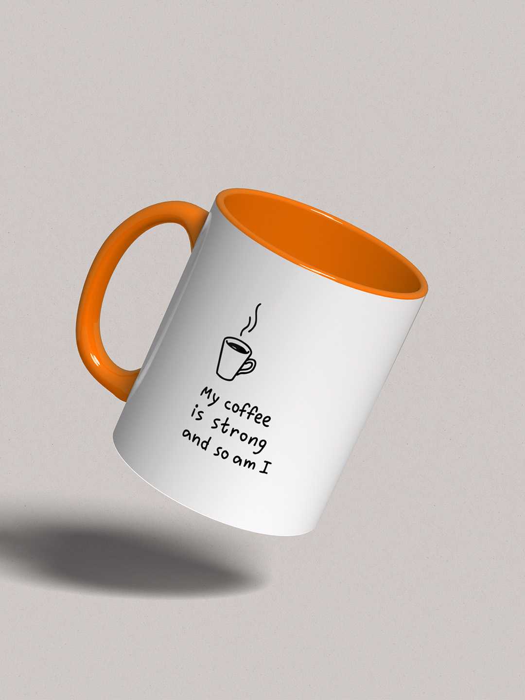MY COFFEE IS STRONG Graphic Printed Ceramic Mug