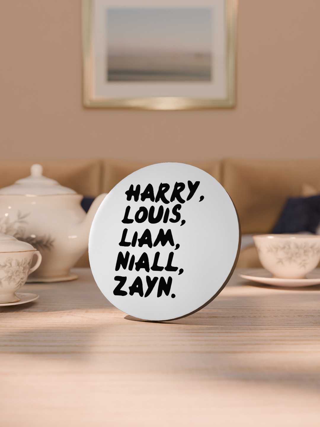 One Direction Graphic Coasters - Pack of 6