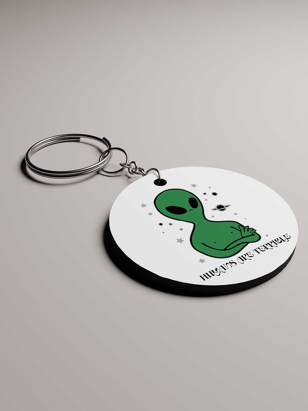 Terrible Human Graphic Keychain