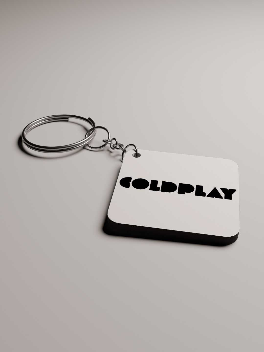 Coldplay Graphic Keychain