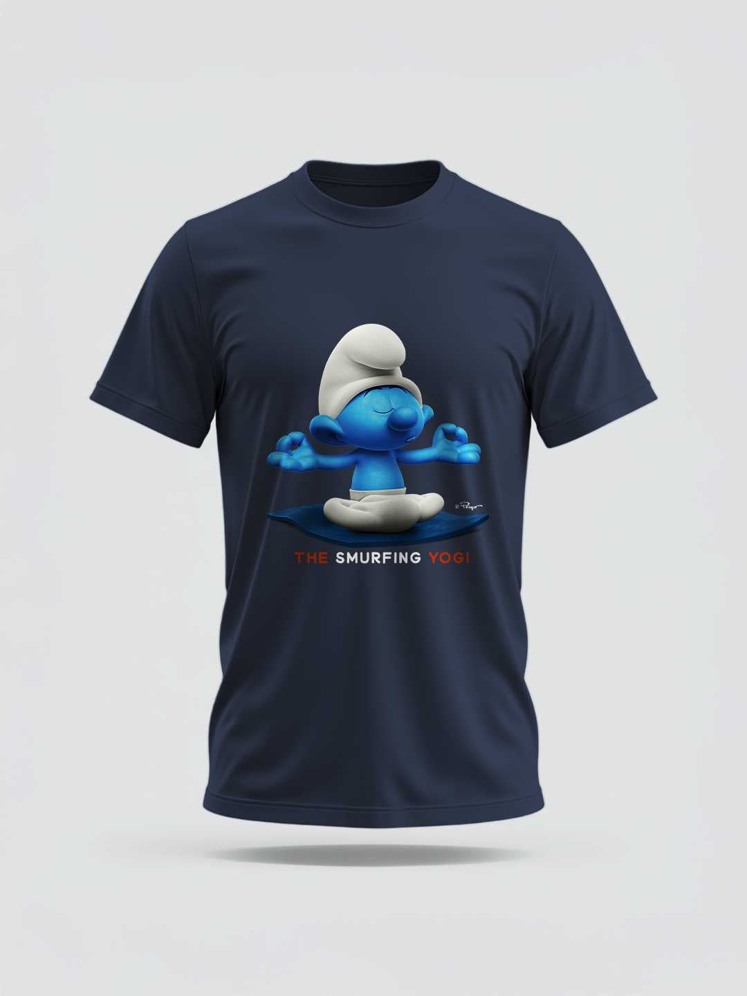 The Yogi Smurf Unisex Regular Tee