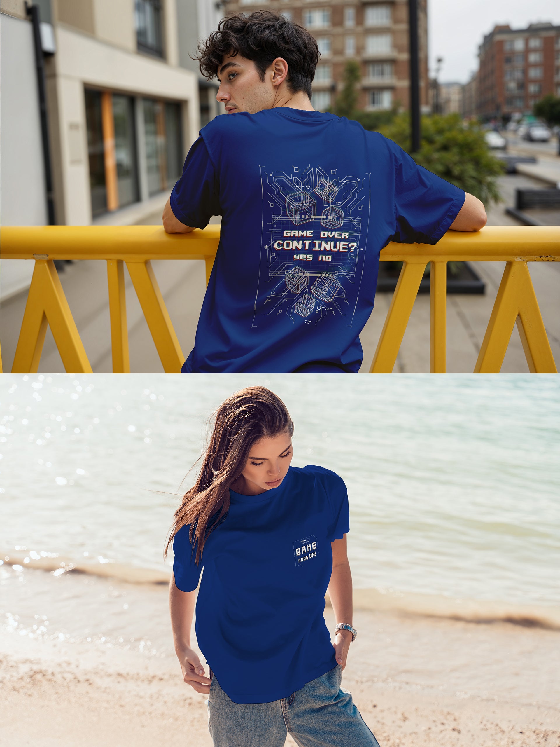 Game Mode On Oversized Tee