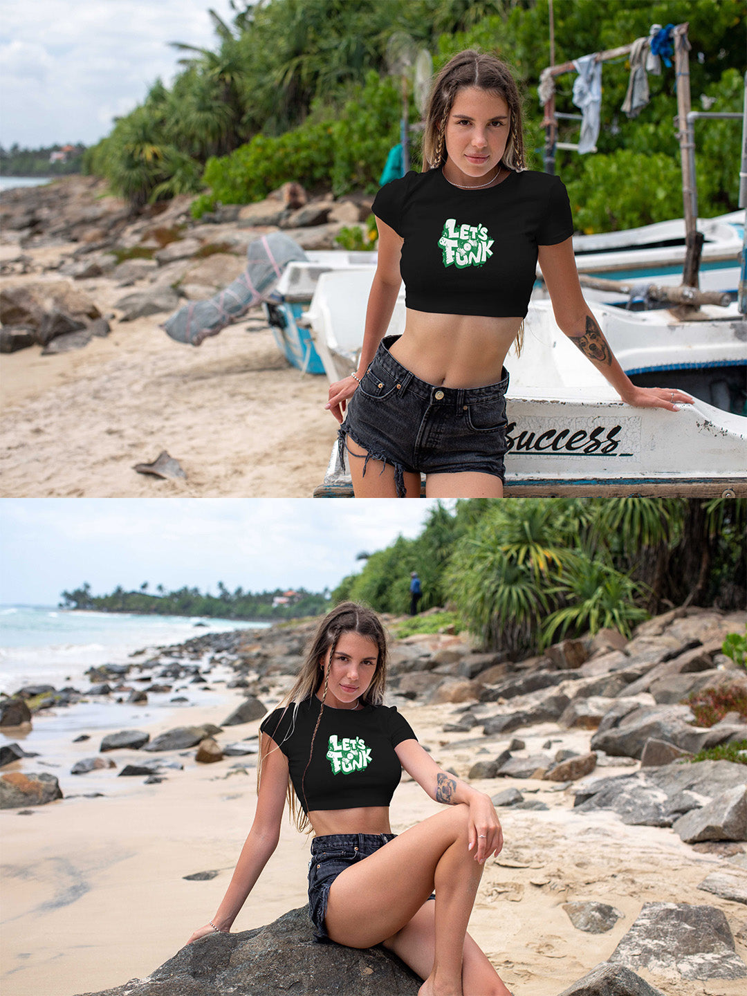 Lets Funk Graphic Baby Tee