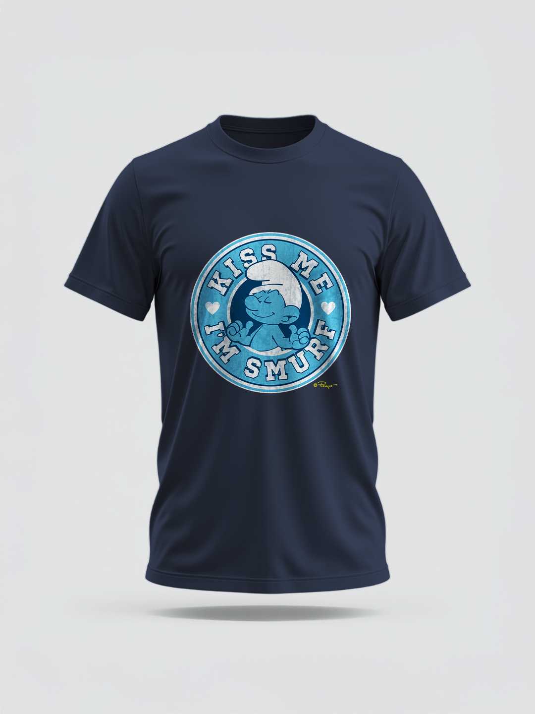 Kiss Me Smurf Unisex Regular Tee