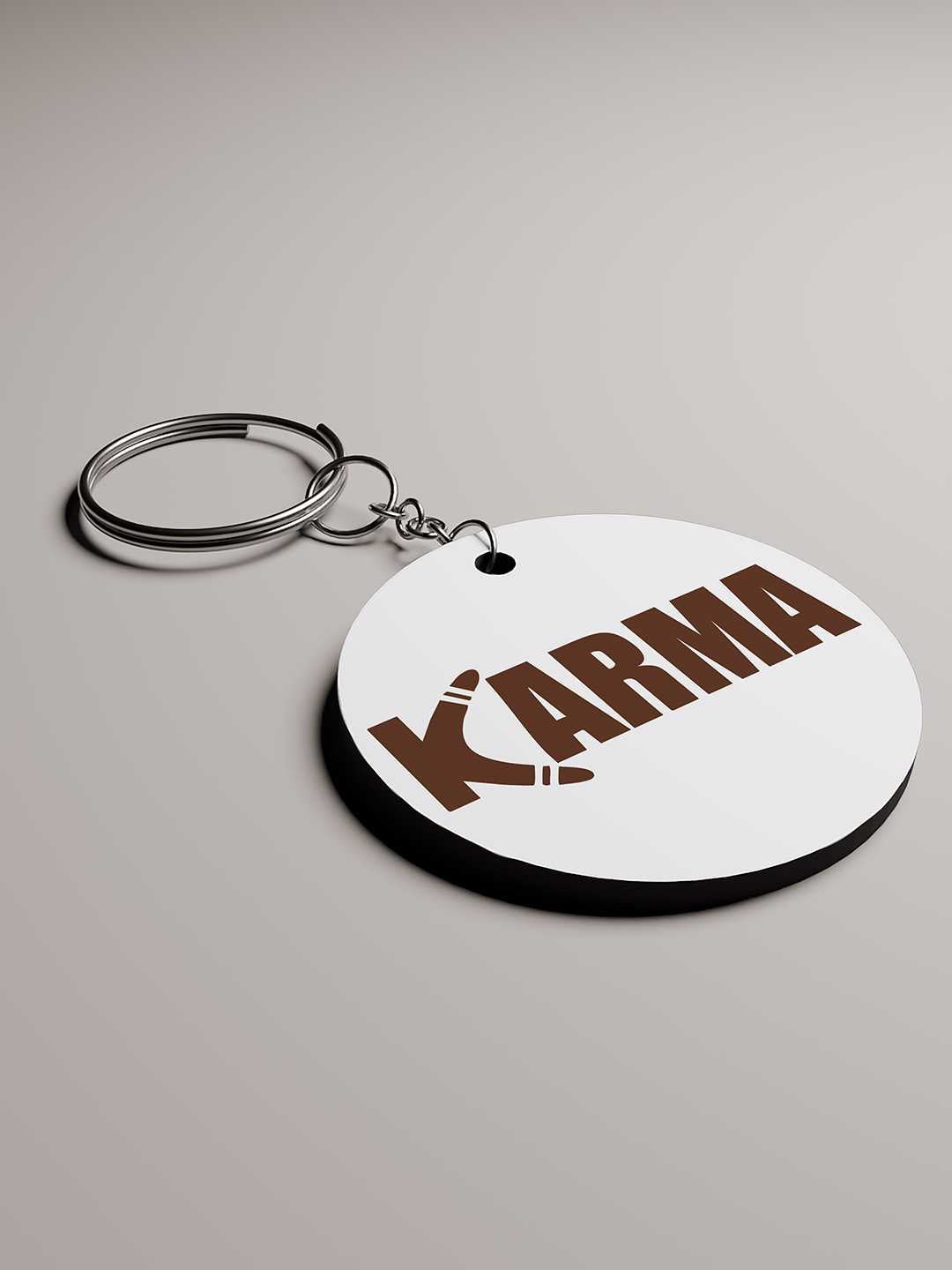 Karma Graphic Keychain