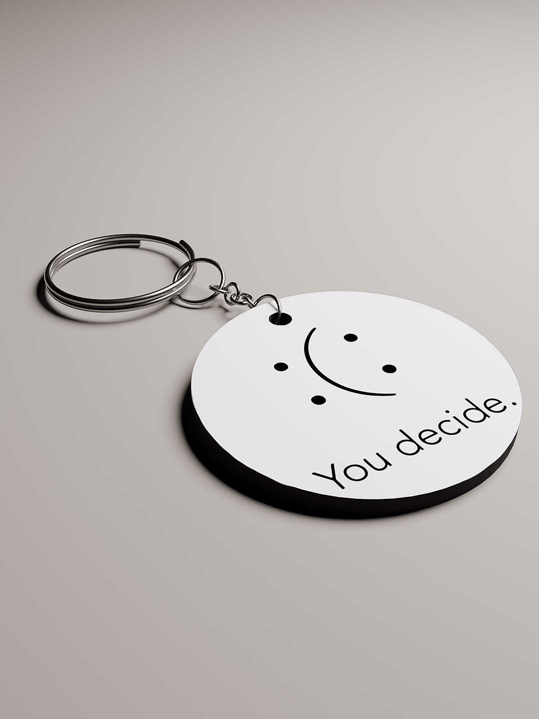 You Decide Graphic Keychain
