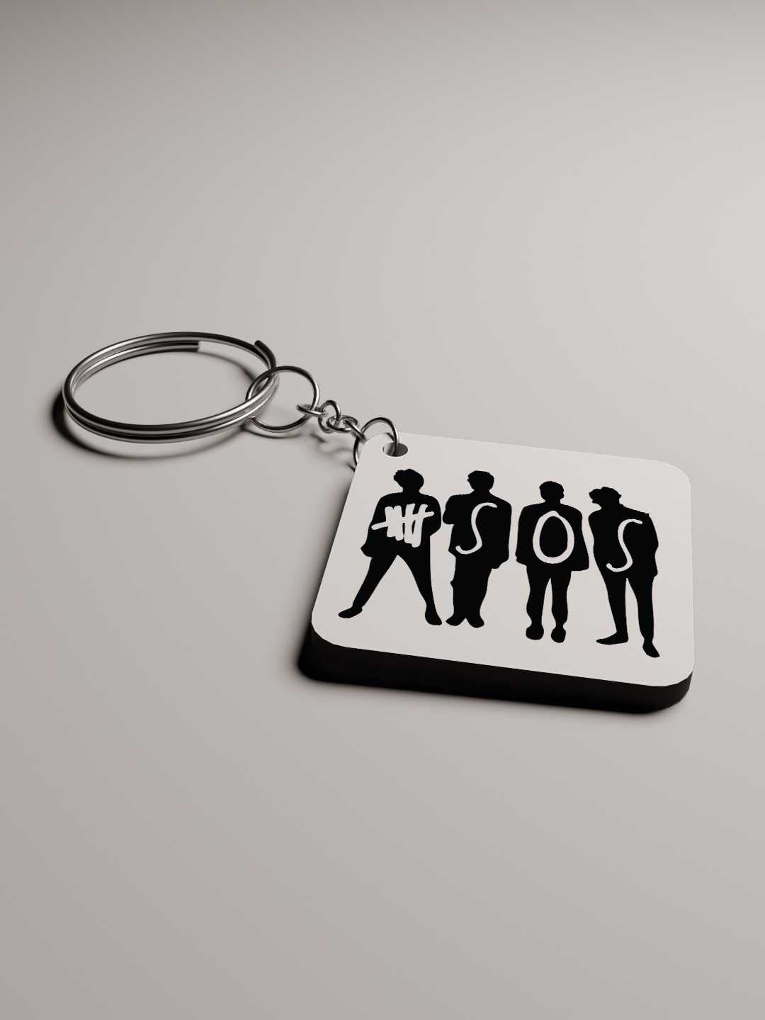 5 Seconds Of Summer Graphic Keychain