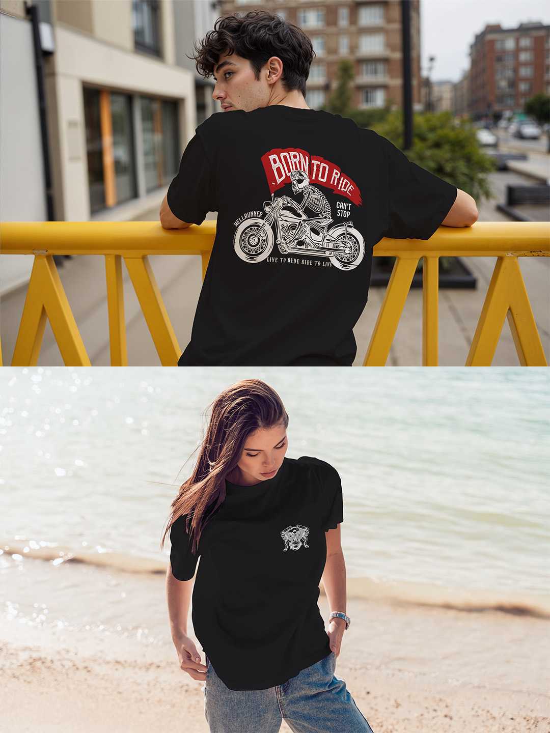 Born to Ride Oversized Tee