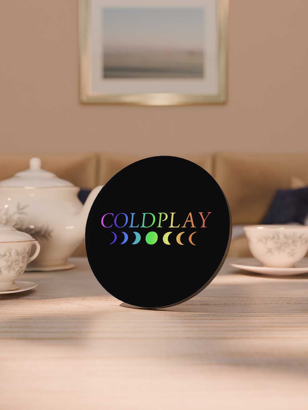 Coldplay Graphic Coasters - Pack of 6