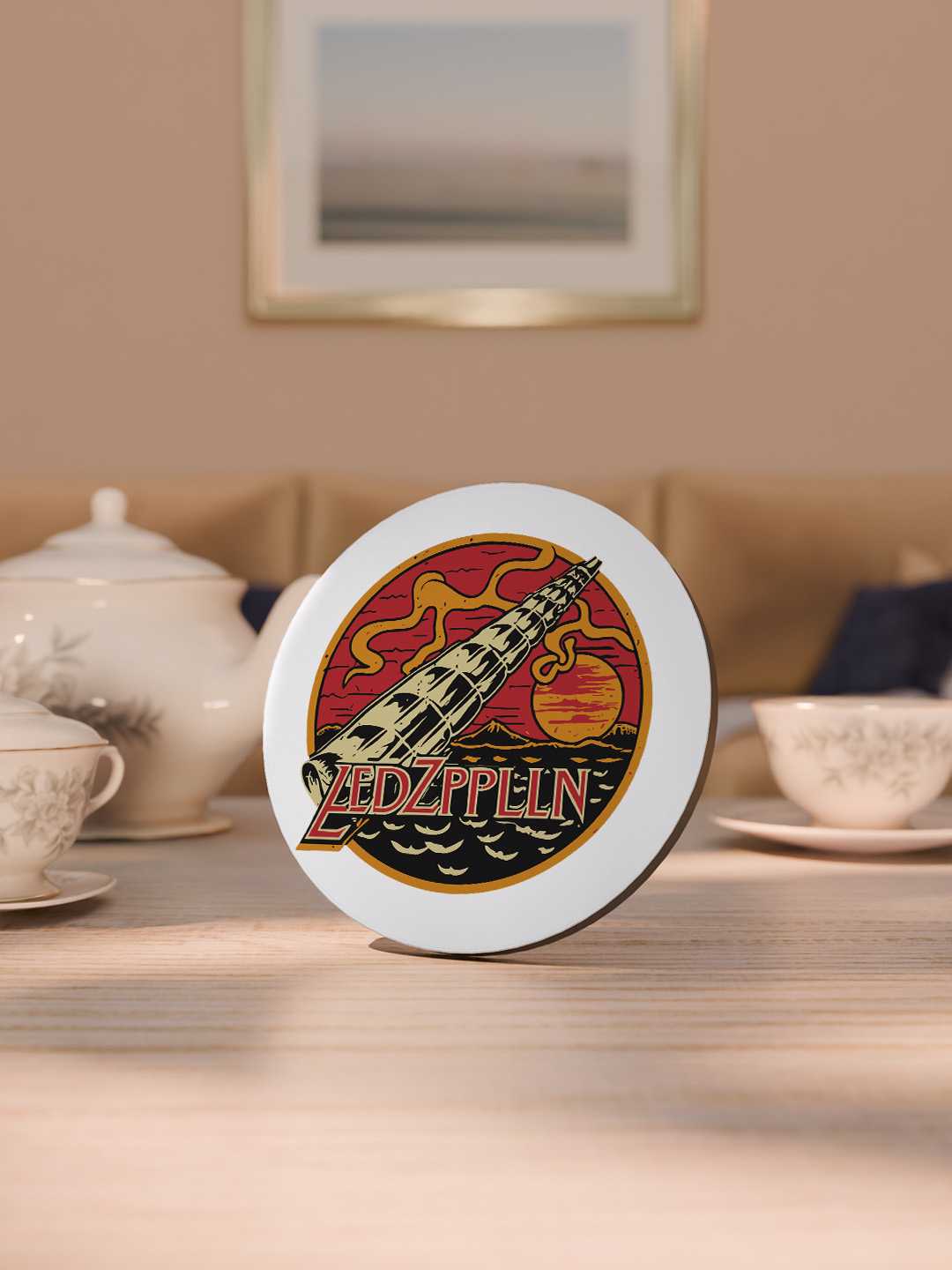 Led Zeppelin Graphic Coasters - Pack of 6