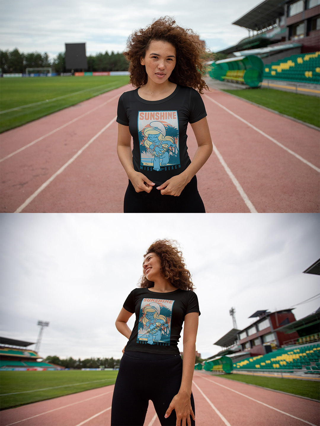 Miss Beach Sunshine Regular Graphic Tee