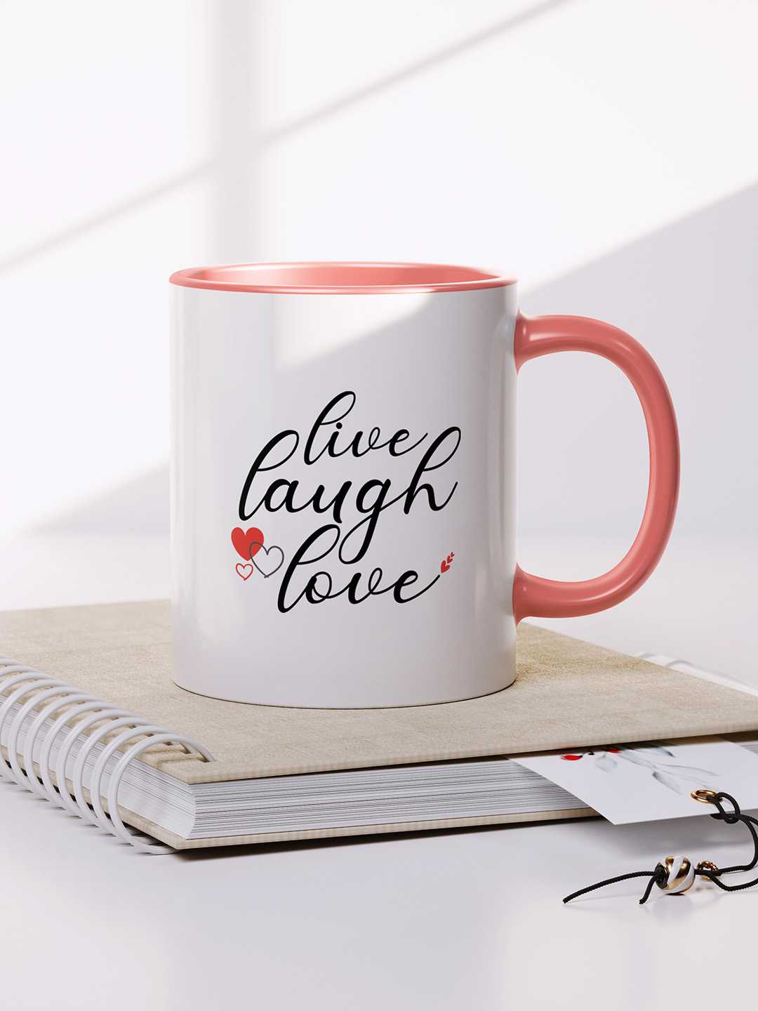 LIVE LAUGH LOVE Graphic Printed Ceramic Mug