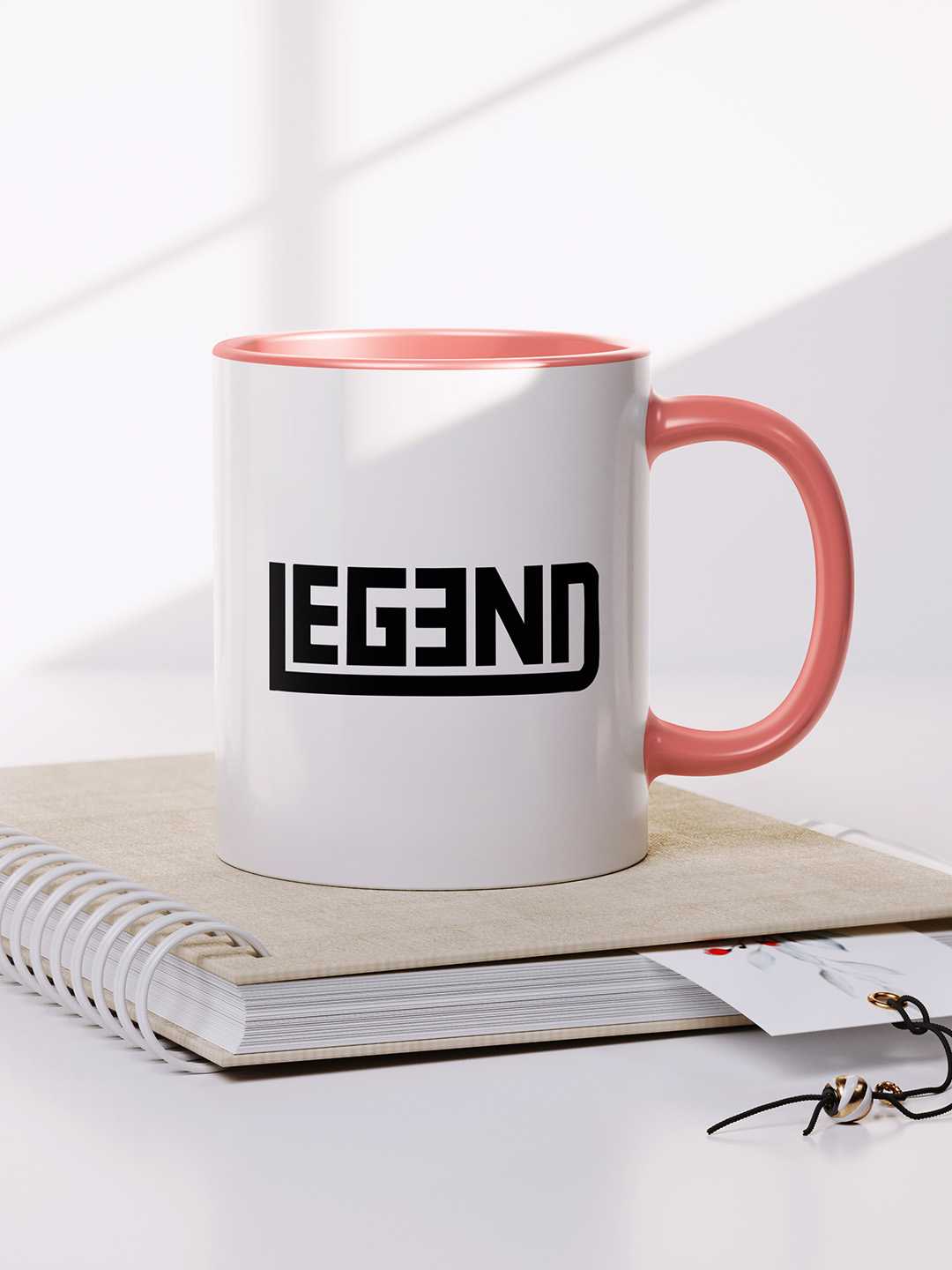 LEGEND Graphic Printed Ceramic Mug