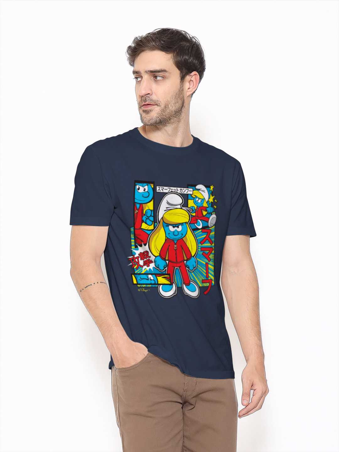 Smurfette Cute Kung Fu Unisex Regular Tee