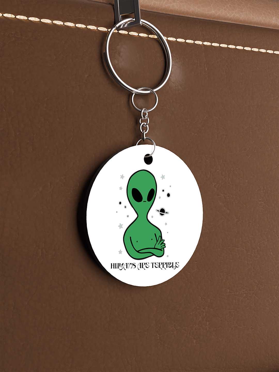Terrible Human Graphic Keychain