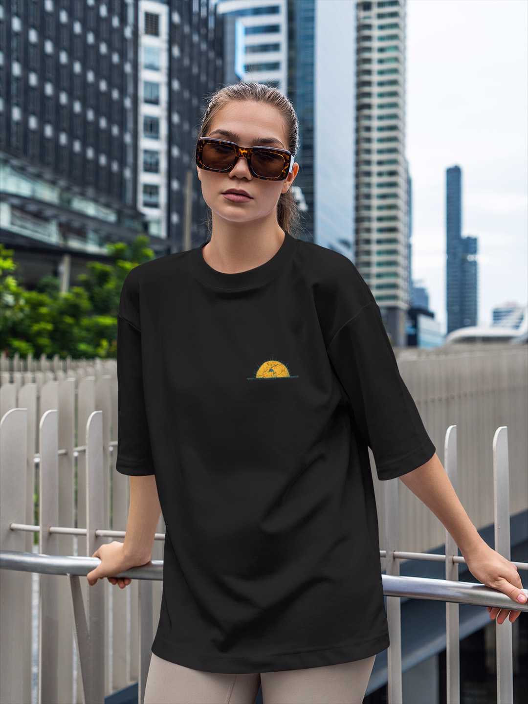 Let The Sea Set You Free Oversized Tee