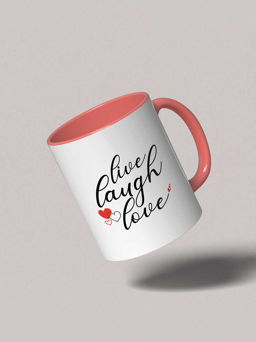 LIVE LAUGH LOVE Graphic Printed Ceramic Mug
