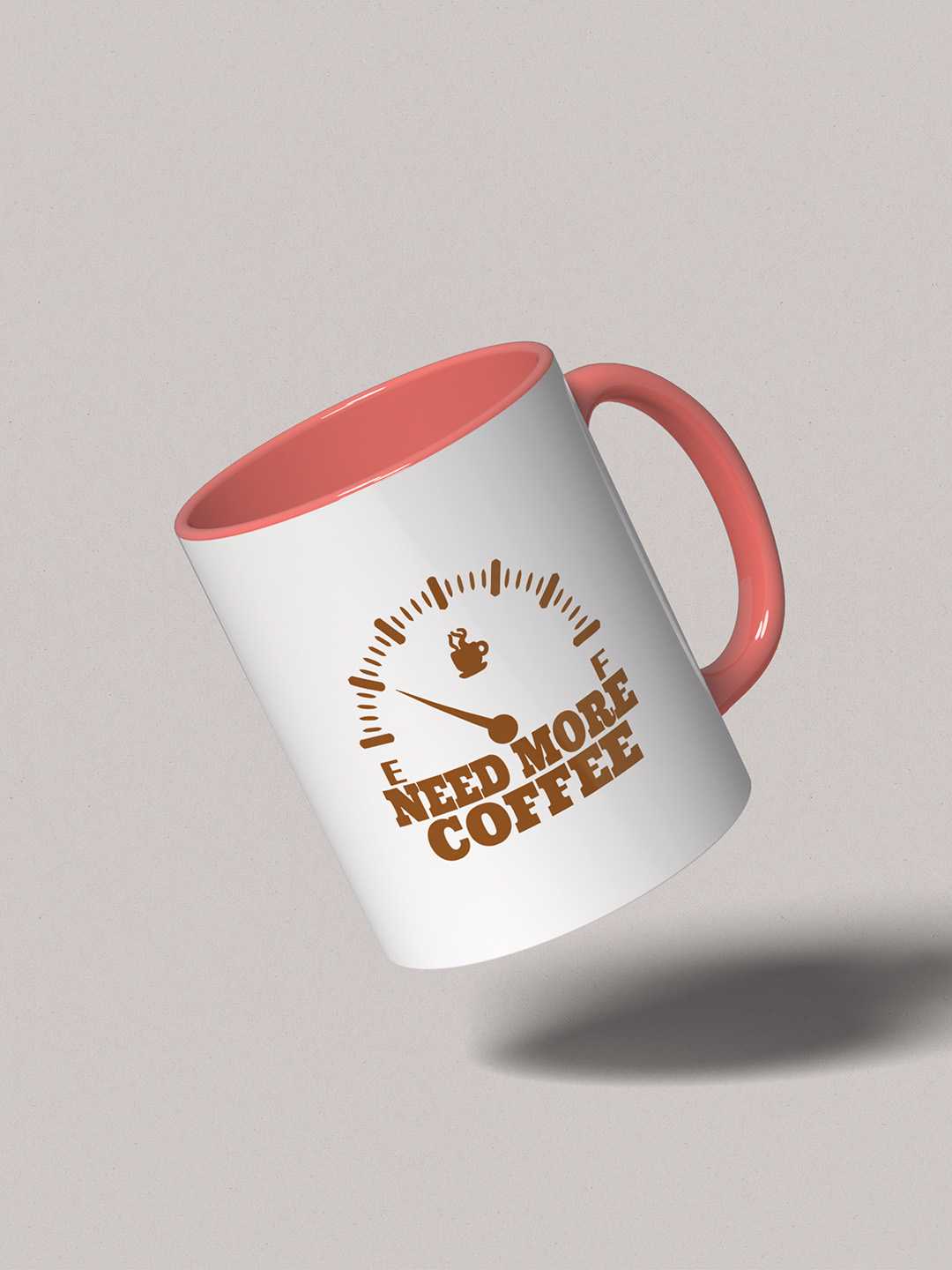 NEED MORE COFFEE Graphic Printed Ceramic Mug