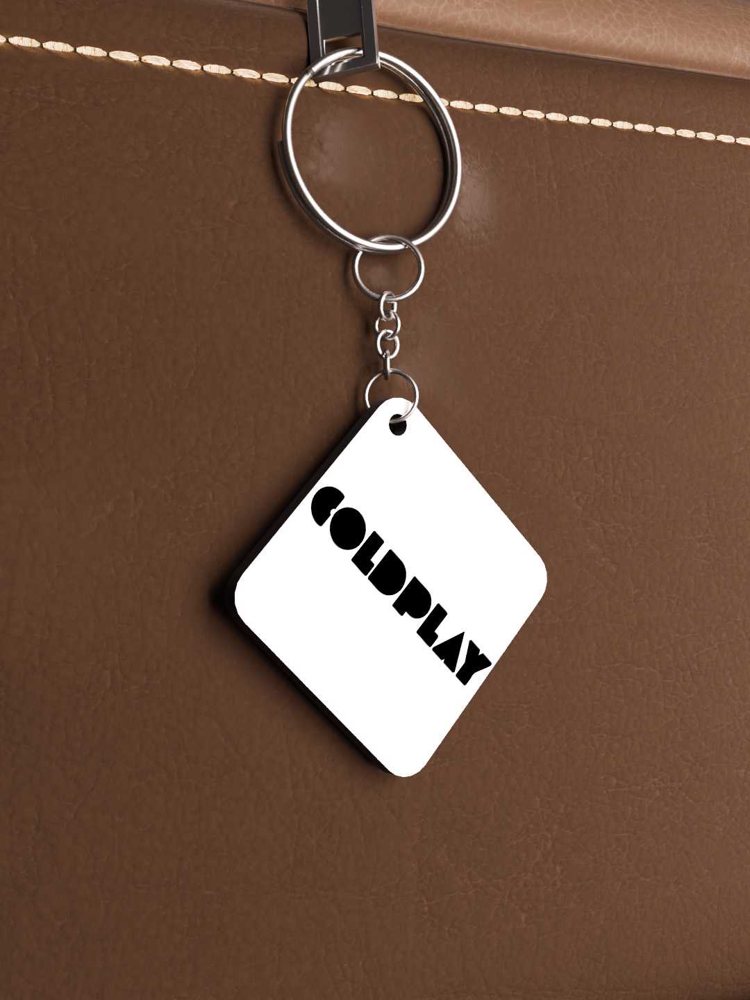 Coldplay Graphic Keychain