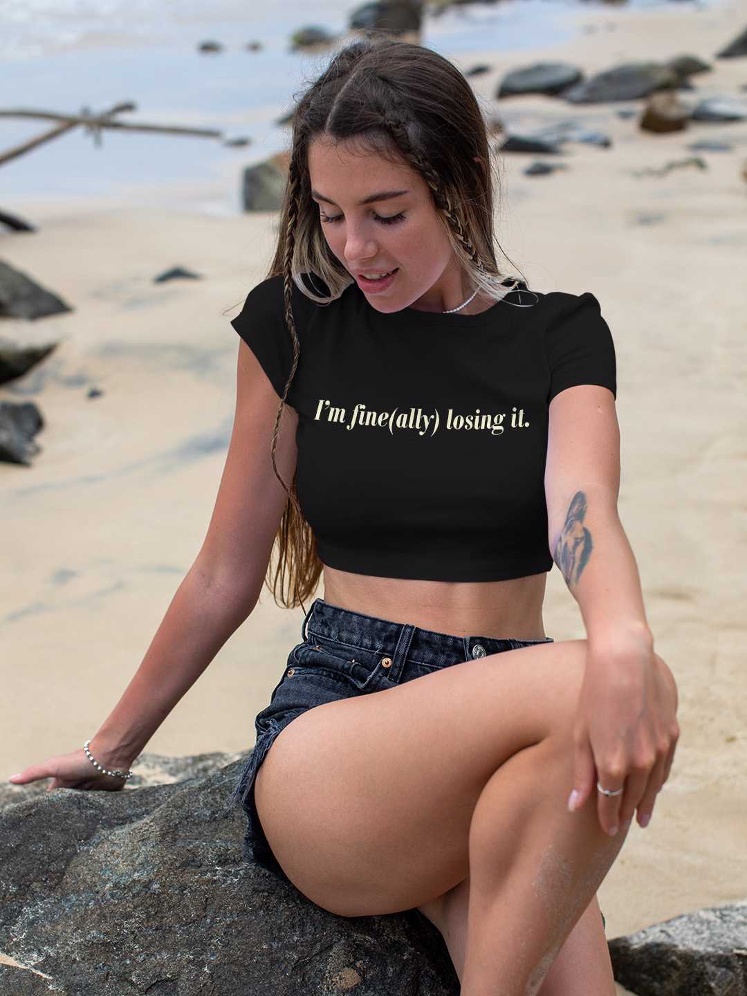 Finally Loving It Graphic Baby Tee