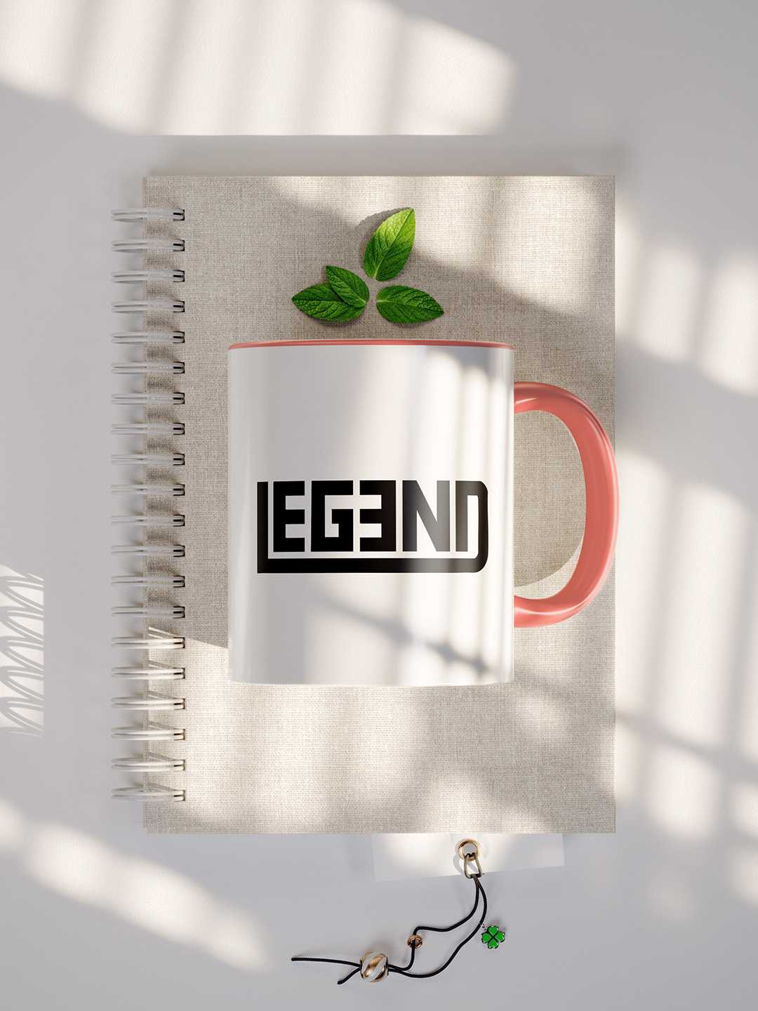 LEGEND Graphic Printed Ceramic Mug