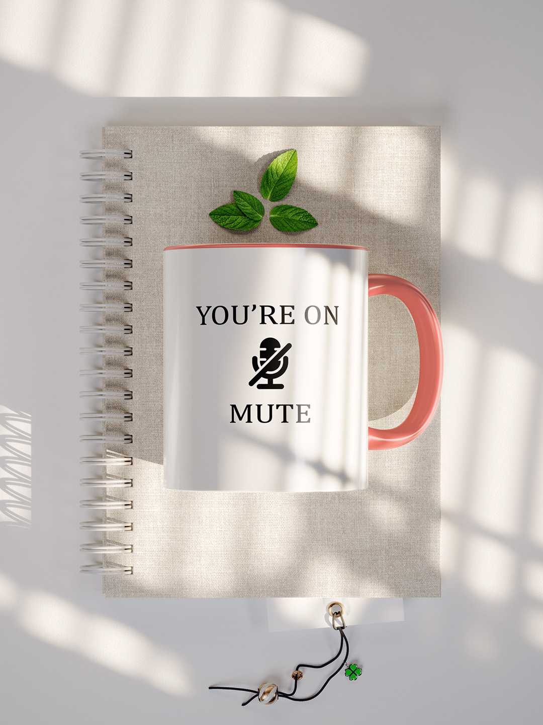 U ARE ON MUTE Graphic Printed Ceramic Mug
