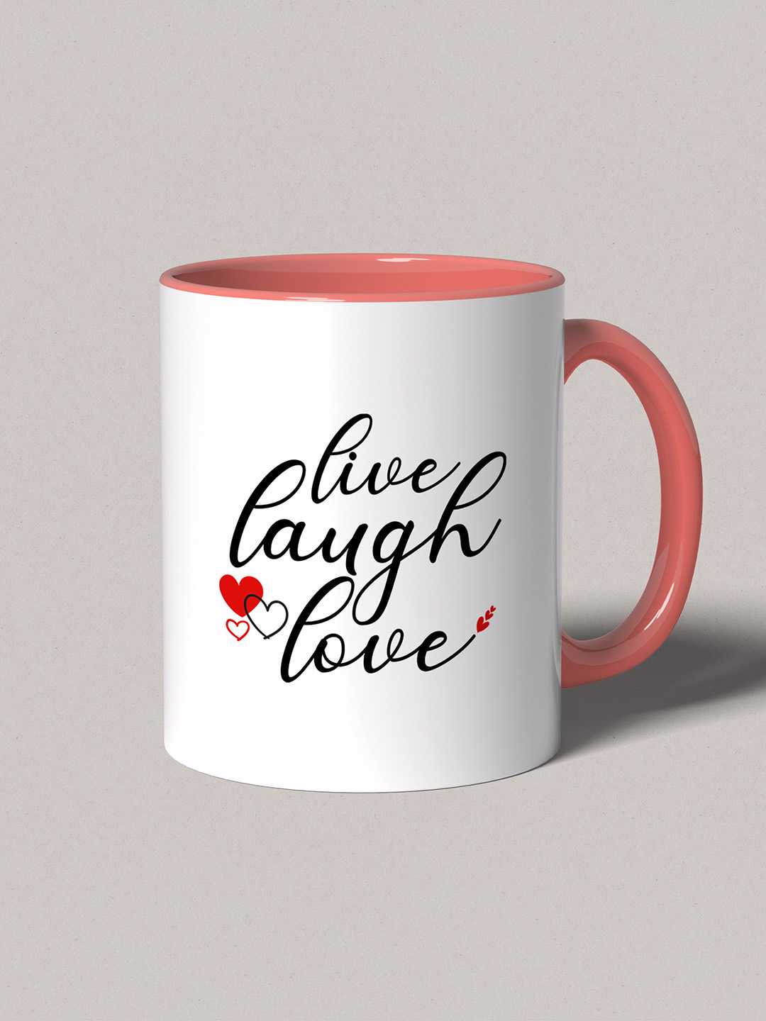 LIVE LAUGH LOVE Graphic Printed Ceramic Mug