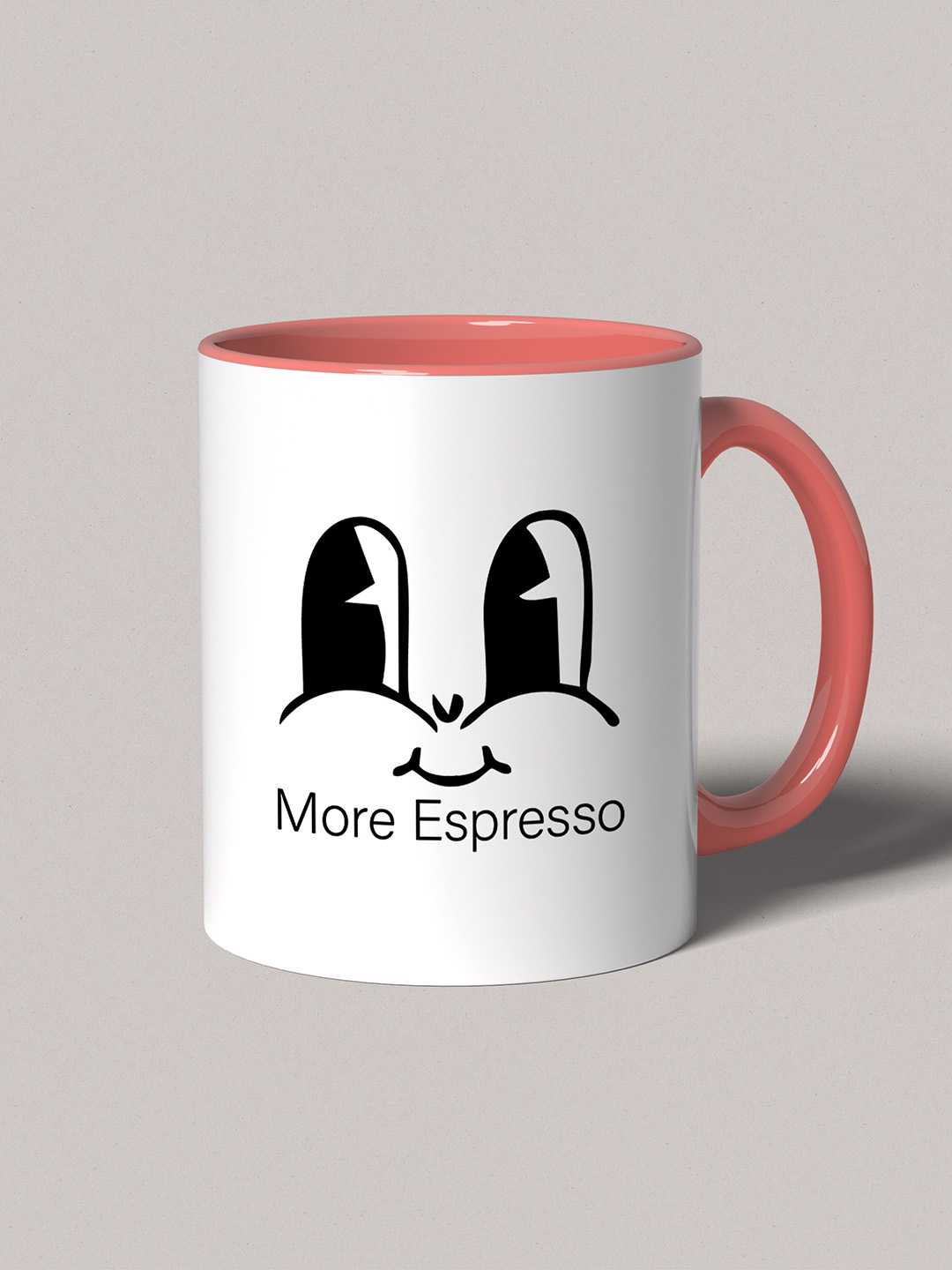 MORE ESPRESSO Graphic Printed Ceramic Mug