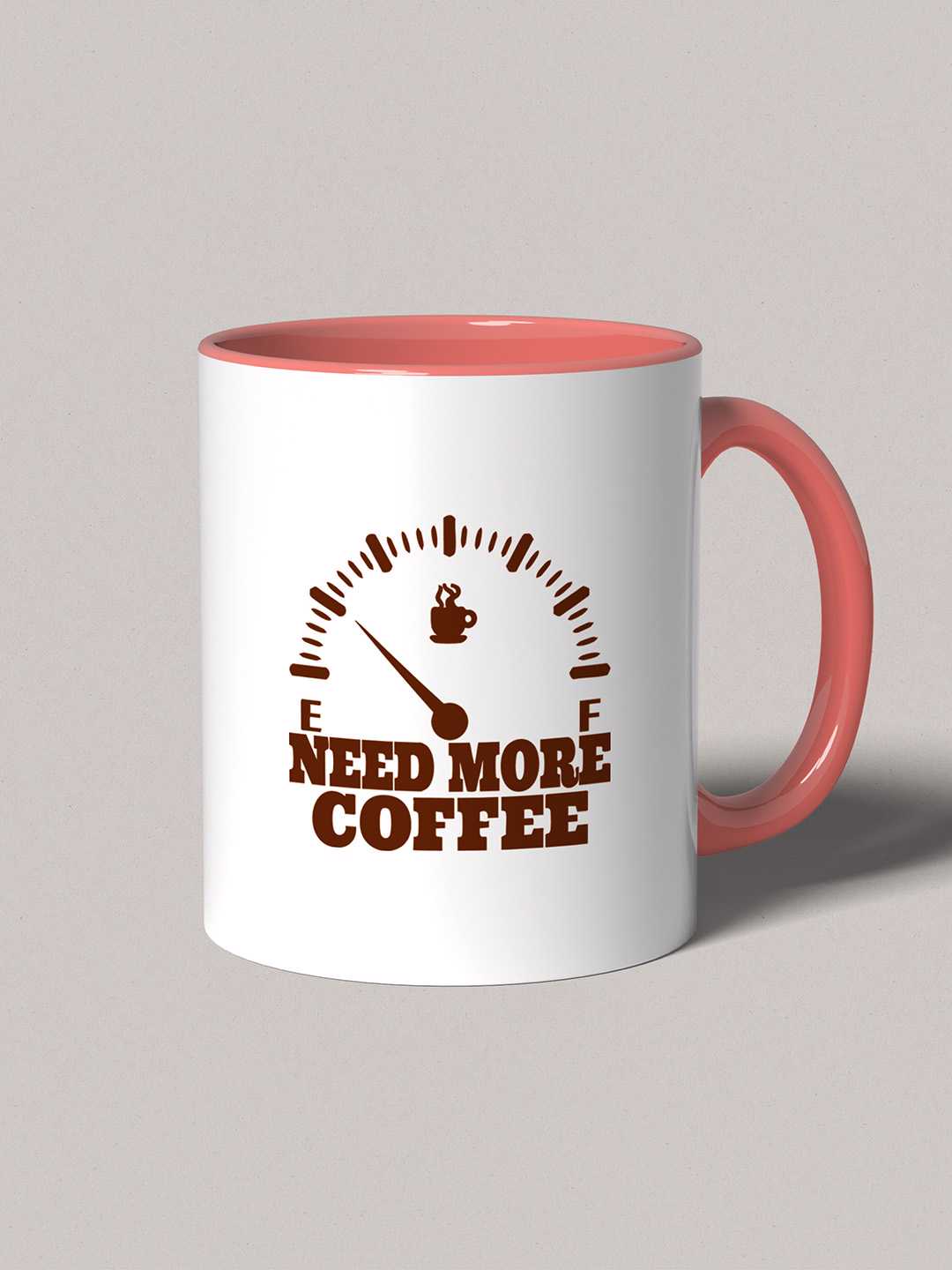 NEED MORE COFFEE Graphic Printed Ceramic Mug