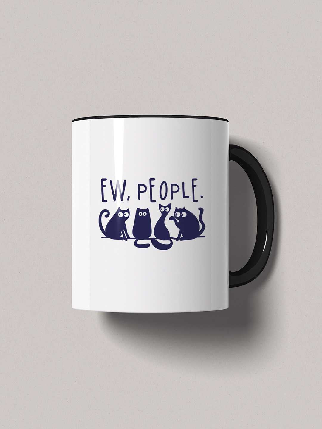 Ew People Graphic Printed Ceramic Mug