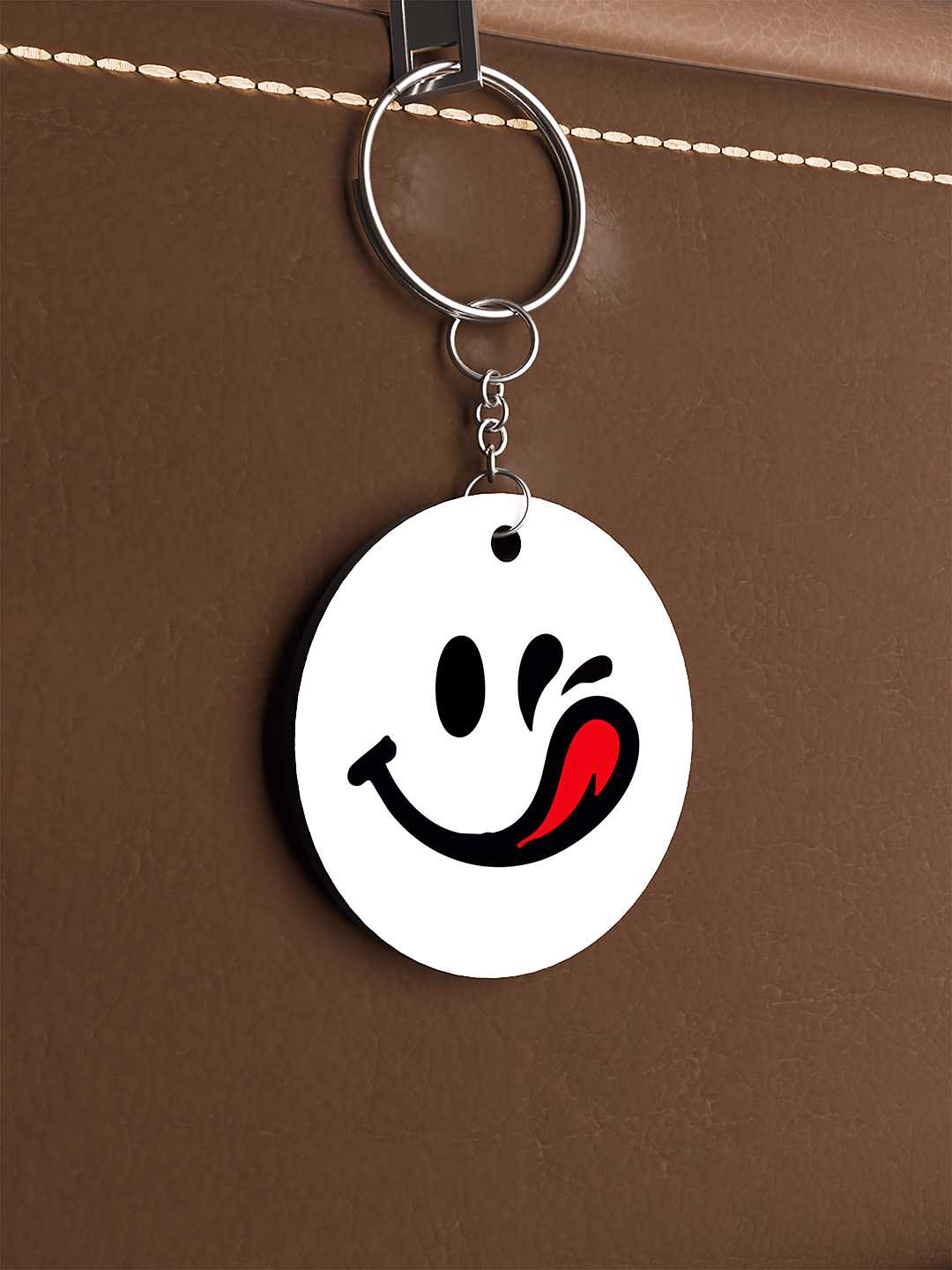 Delicious Smile Graphic Keychain
