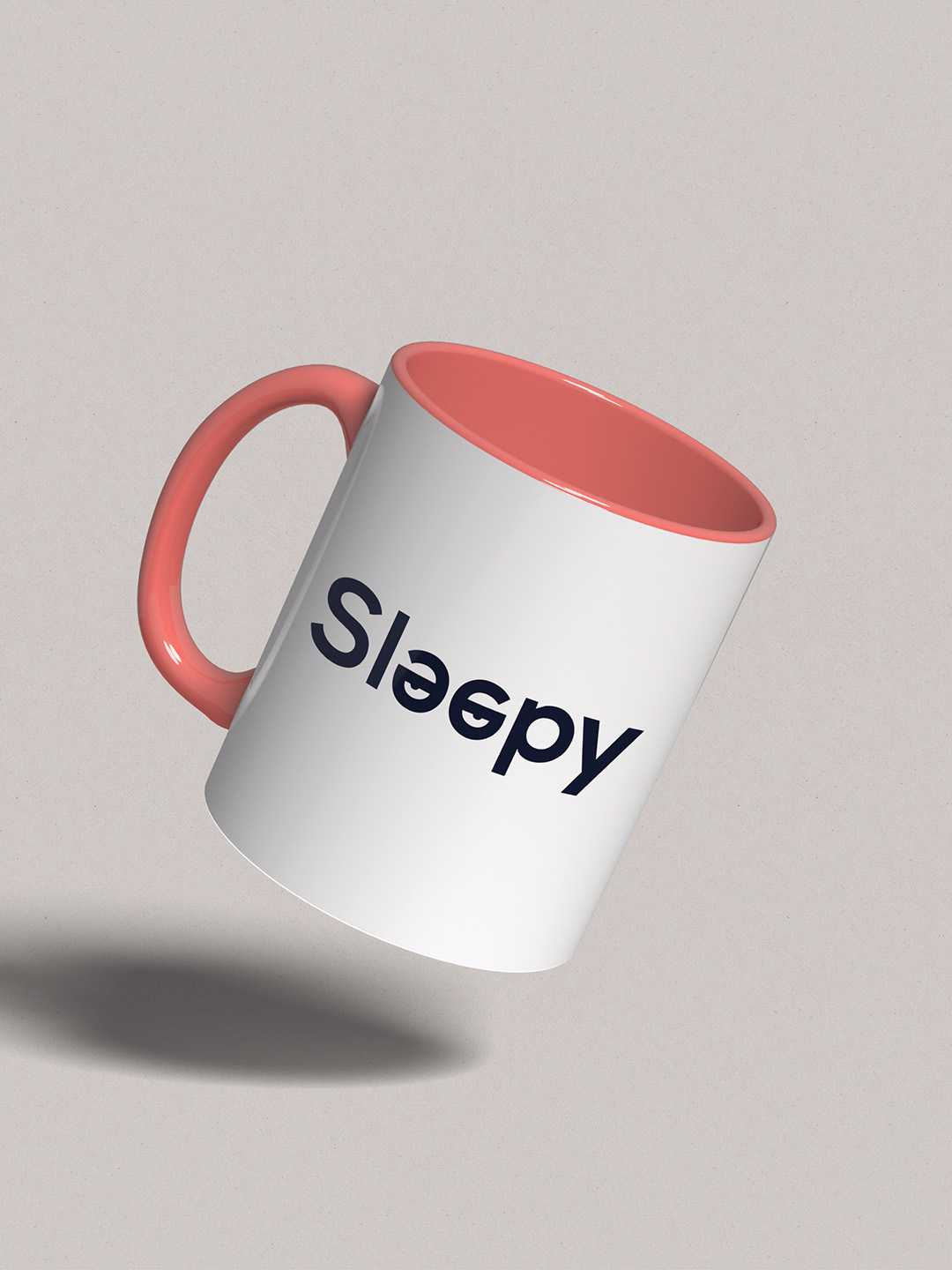 SLEEPY Graphic Printed Ceramic Mug