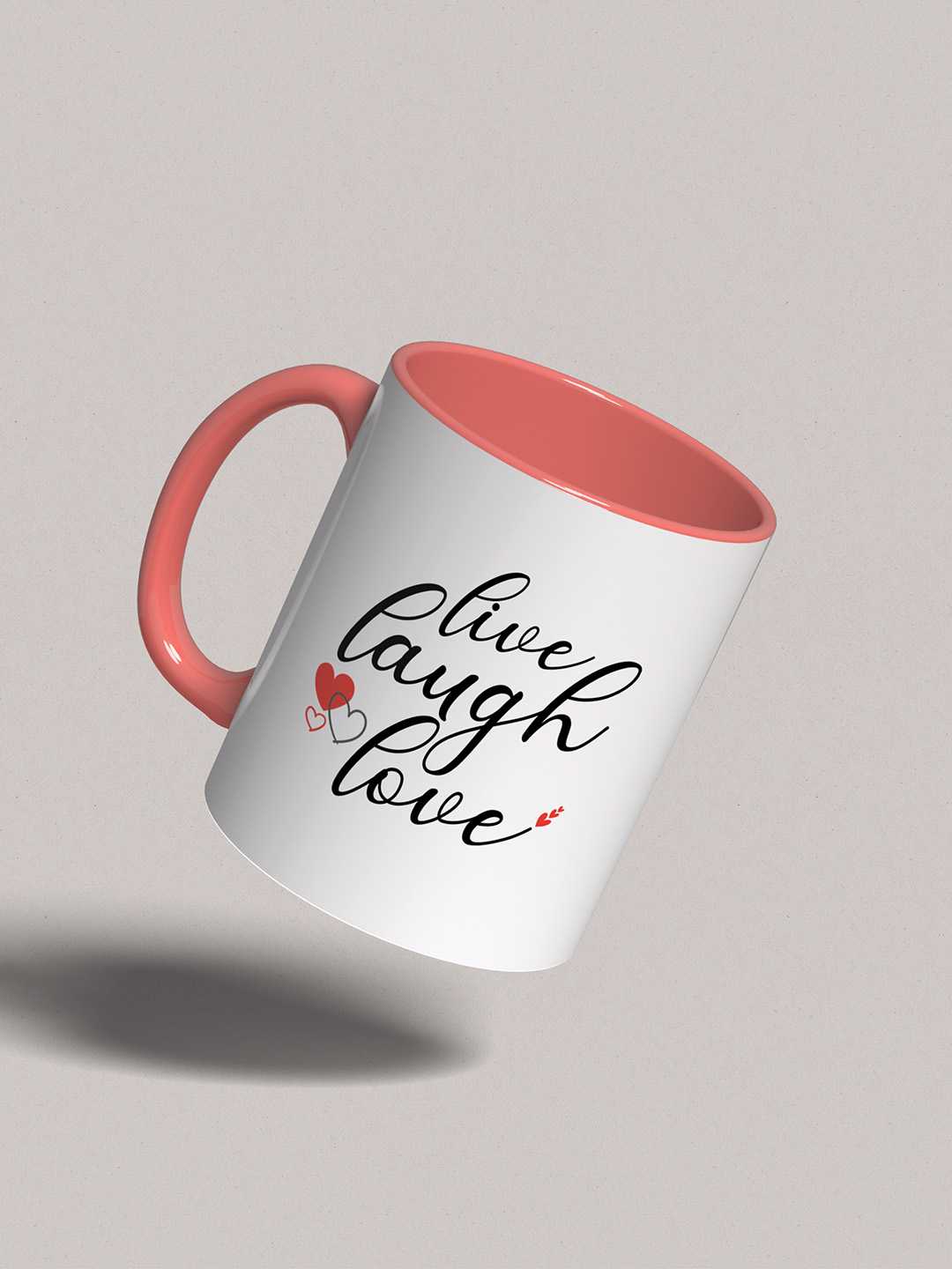 LIVE LAUGH LOVE Graphic Printed Ceramic Mug