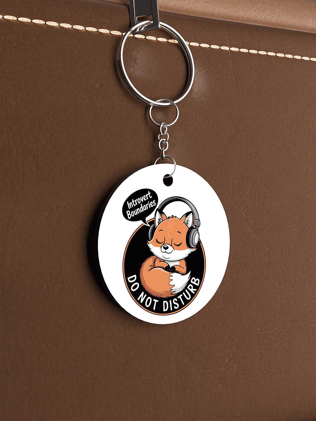 DND Fox Graphic Keychain