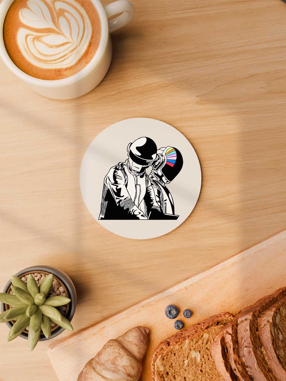 Lets Funk Graphic Coasters - Pack of 6